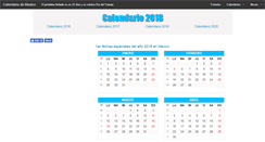 Desktop Screenshot of calendariomexico.com