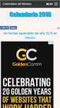 Mobile Screenshot of calendariomexico.com